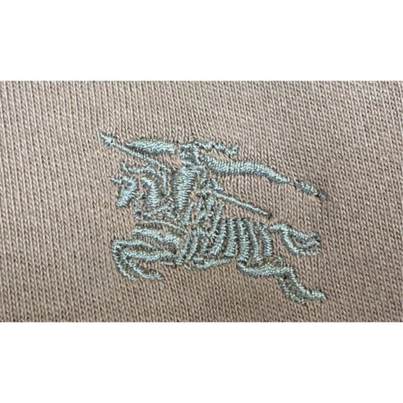 Burberry Men’s Brown Quarter Zip Pullover Sweater, Size Large, Preppy Office Lux - Picture 5 of 9